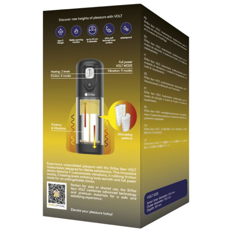 SNAIL VIBE IKON VOLT MASTURBADOR EFECTO CALOR Y FRICCION