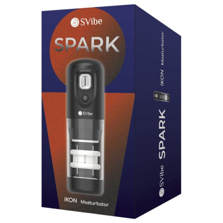 SNAIL VIBE IKON SPARK MASTURBADOR CON EMPUJE Y ROTACION