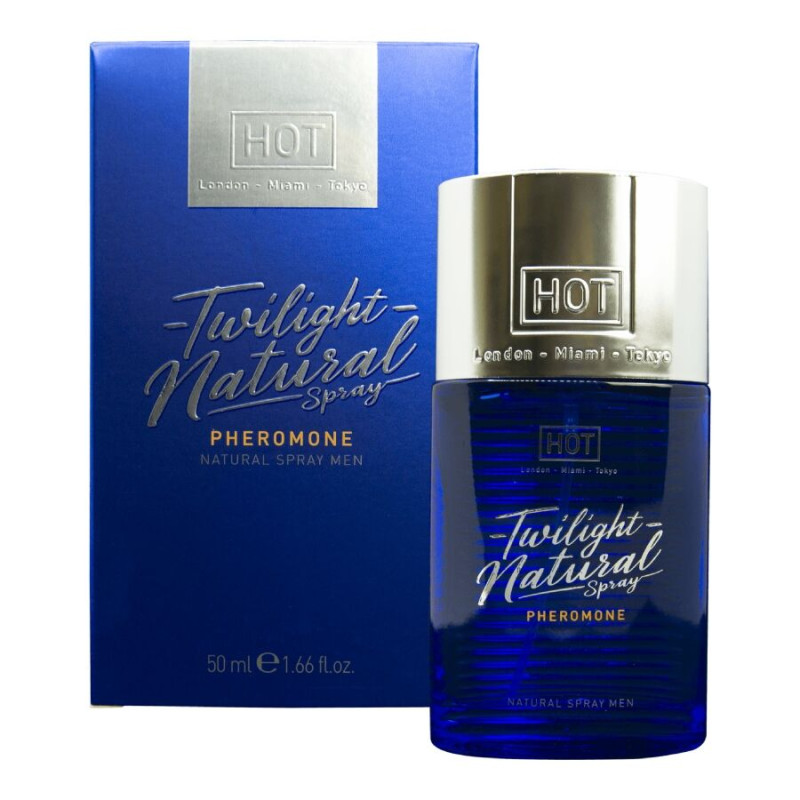 HOT TWILIGHT SPRAY NATURAL CON FEROMONAS HOMBRE 50 ML