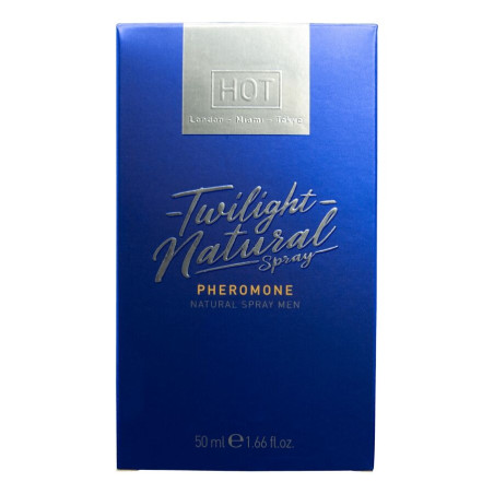HOT TWILIGHT SPRAY NATURAL CON FEROMONAS HOMBRE 50 ML