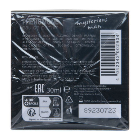 HOT PERFUME CON FEROMONAS LONDON MYSTERIOUS HOMBRE 30 ML