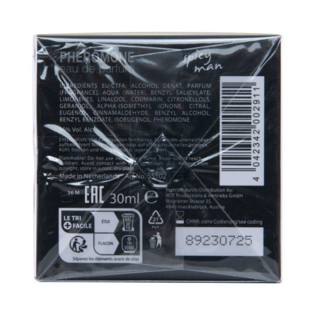 HOT PERFUME CON FEROMONAS MIAMI SPICY HOMBRE 30 ML