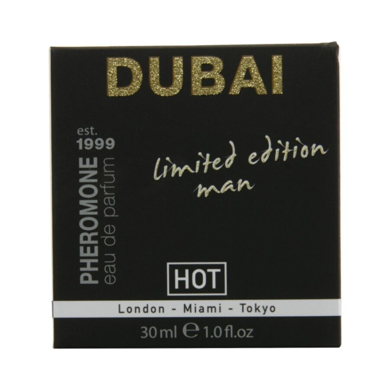 HOT PHEROMONE PERFUME DUBAI EDICION LIMITADA HOMBRE 30 ML