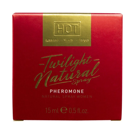 HOT TWILIGHT NATURAL CON FEROMONAS MUJER 15 ML