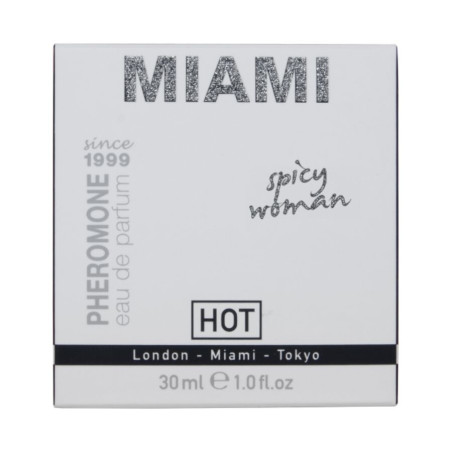 HOT PERFUME CON FEROMONAS MIAMI SPICY MUJER 30 ML