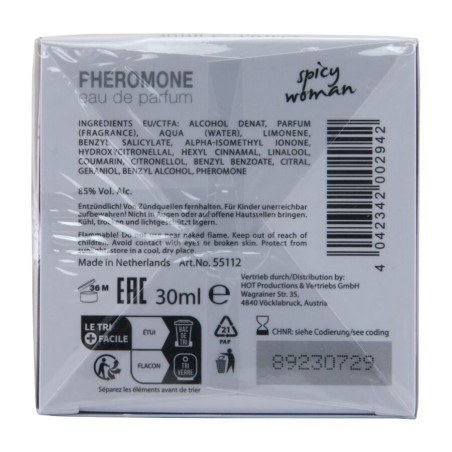 HOT PERFUME CON FEROMONAS MIAMI SPICY MUJER 30 ML