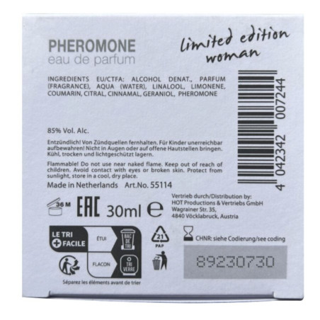 HOT PERFUME CON FEROMONAS DUBAI EDICION LIMITADA MUJER 30 ML