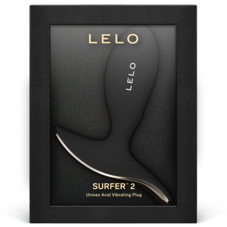 LELO SURFER 2 PLUG ANAL VIBRADOR UNISEX NEGRO