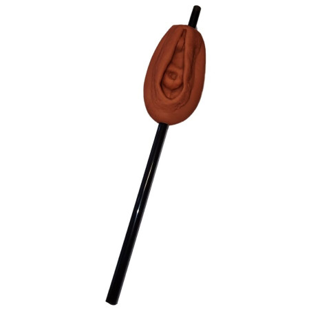 DIABLO PICANTE PAJITA DE VAGINA TONO OSCURO
