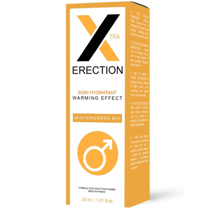 RUF X ERECTION CREMA ERECCION EFECTO CALOR 40 ML