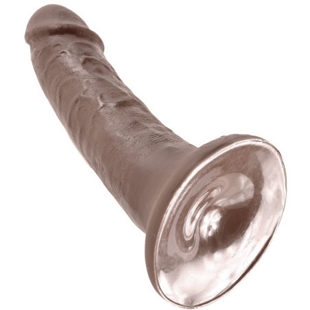 KING COCK 6 PENE MARRON 152 CM
