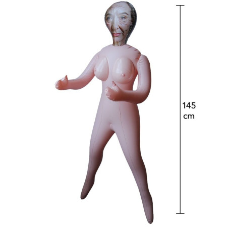 HIDDEN DESIRE HORNY GRANNY MUNECA INFLABLE 145 CM