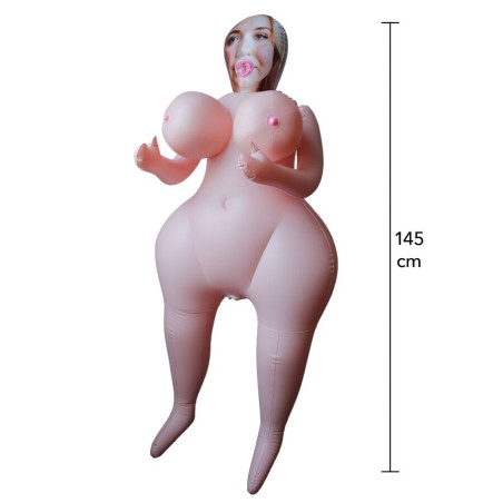 HIDDEN DESIRE HEAVY HEATHER MUNECA INFLABLE 145 CM