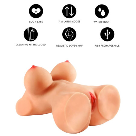 HIDDEN DESIRE HORNY MILKING BITCH TORSO MASTURBADOR FEMENINO 10 KG