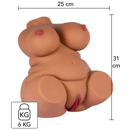 HIDDEN DESIRE FAT FUCK QUEEN TORSO MASTURBADOR FEMENINO 6 KG