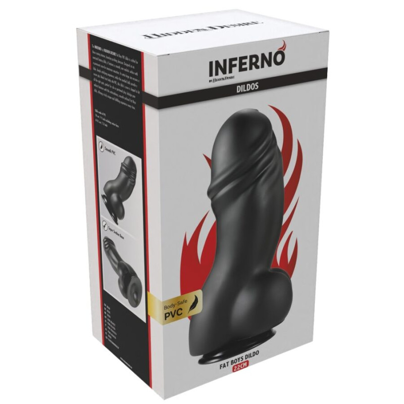 HIDDEN DESIRE INFERNO FAT BOYS DILDO 22 CM