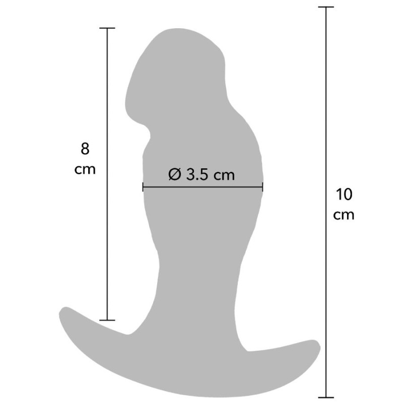 HIDDEN DESIRE INFERNO PLUG ANAL REALISTICO 10 CM