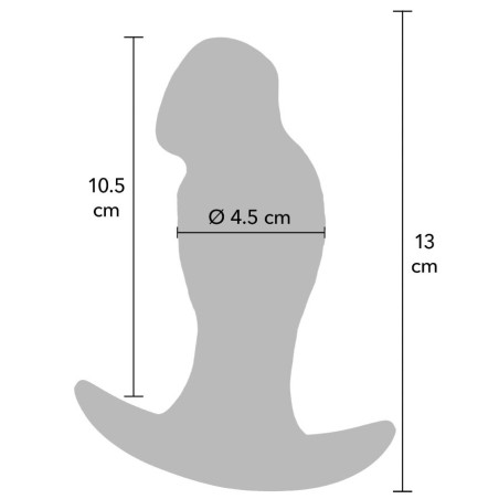 HIDDEN DESIRE INFERNO PLUG ANAL REALISTICO 13 CM