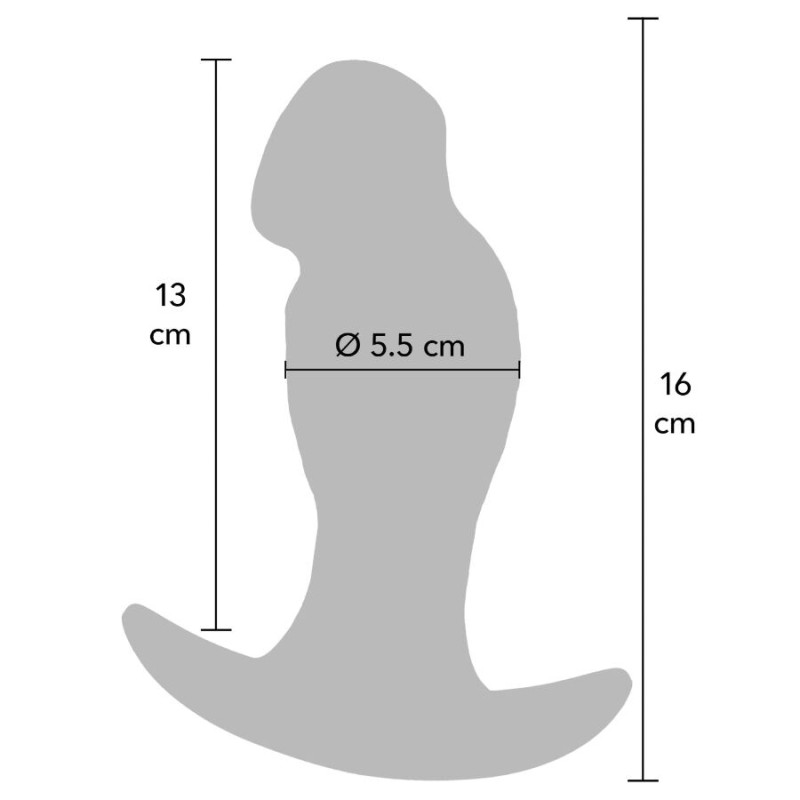 HIDDEN DESIRE INFERNO PLUG ANAL REALISTICO 16 CM