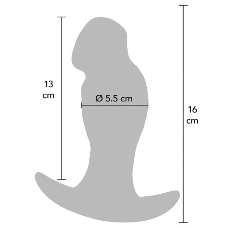 HIDDEN DESIRE INFERNO PLUG ANAL REALISTICO 16 CM