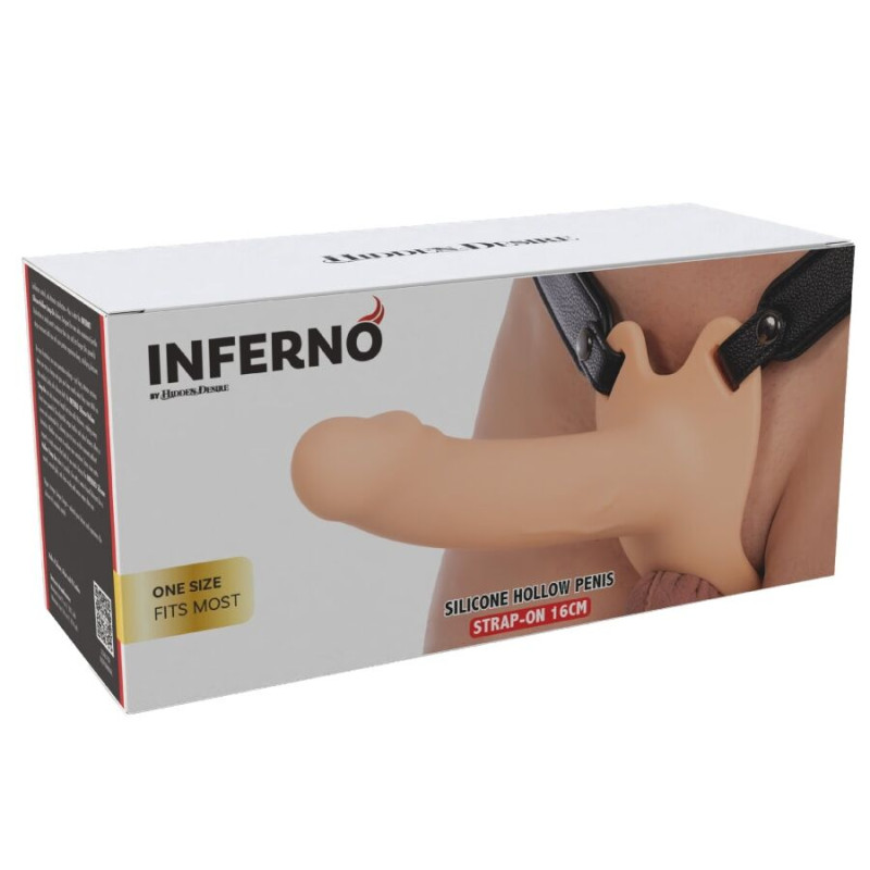 HIDDEN DESIRE INFERNO STRAP ON FUNDA PARA PENE 16 CM