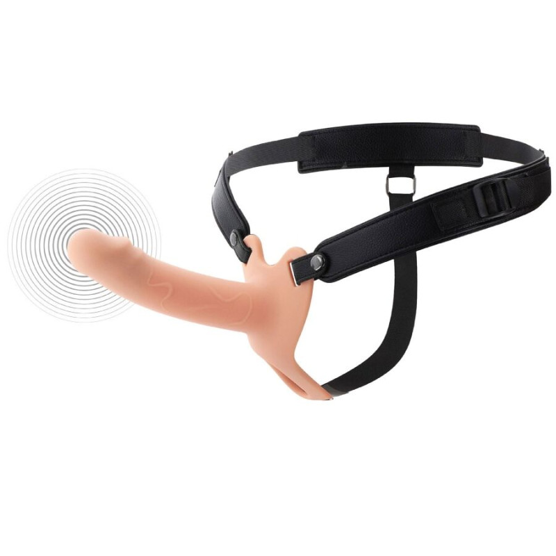 HIDDEN DESIRE INFERNO STRAP ON FUNDA PARA PENE CON VIBRACION 16 CM