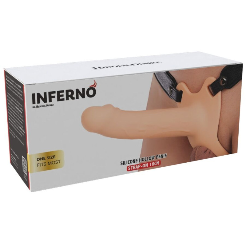 HIDDEN DESIRE INFERNO STRAP ON FUNDA PARA PENE 18 CM