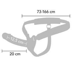 HIDDEN DESIRE INFERNO STRAP ON FUNDA PARA PENE 20 CM 2