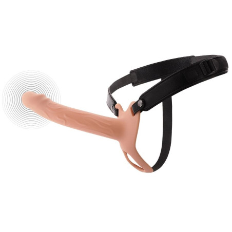 HIDDEN DESIRE INFERNO STRAP ON FUNDA PARA PENE CON VIBRACION 20 CM