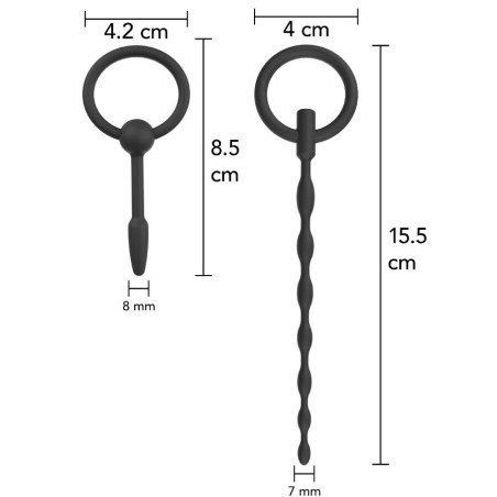 HIDDEN DESIRE EXTREME STARTER SET DE PLUGS URETRALES 2 UDS