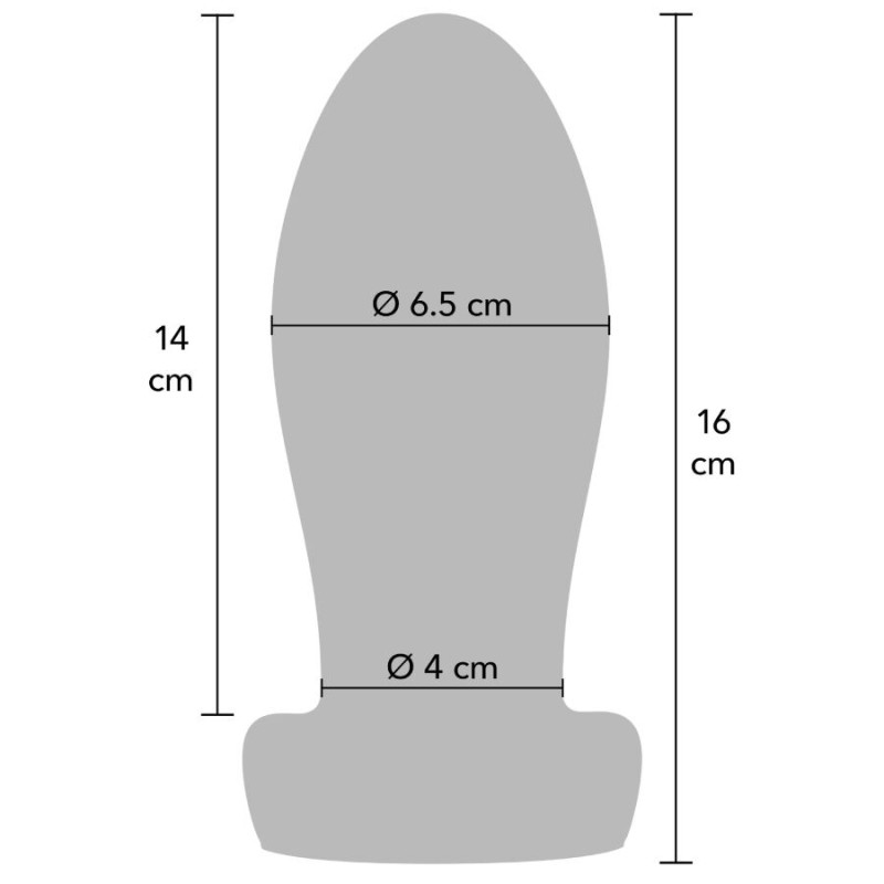 HIDDEN DESIRE EXTREME HEAVY ANAL STRETCHER PLUG L