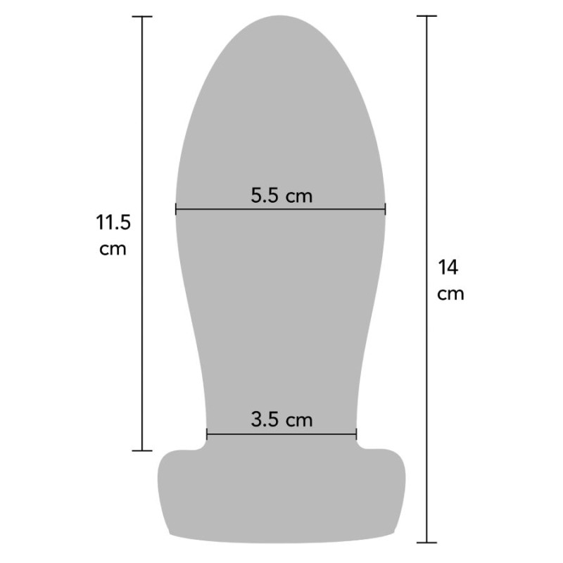 HIDDEN DESIRE EXTREME HEAVY ANAL STRETCHER PLUG M