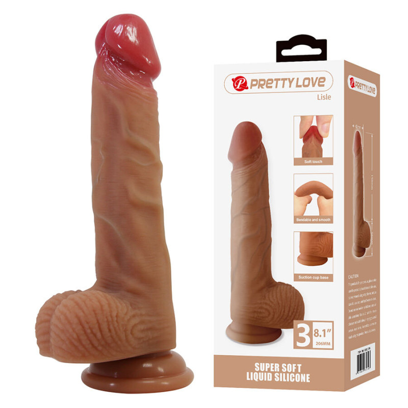 PRETTY LOVE LISLE DILDO REALISTICO CON VENTOSA 206 CM O 42 CM