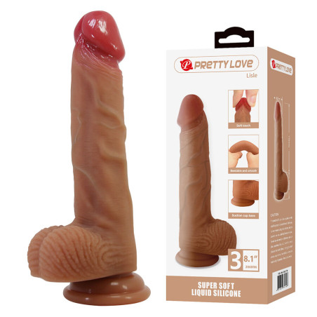 PRETTY LOVE LISLE DILDO REALISTICO CON VENTOSA 206 CM O 42 CM
