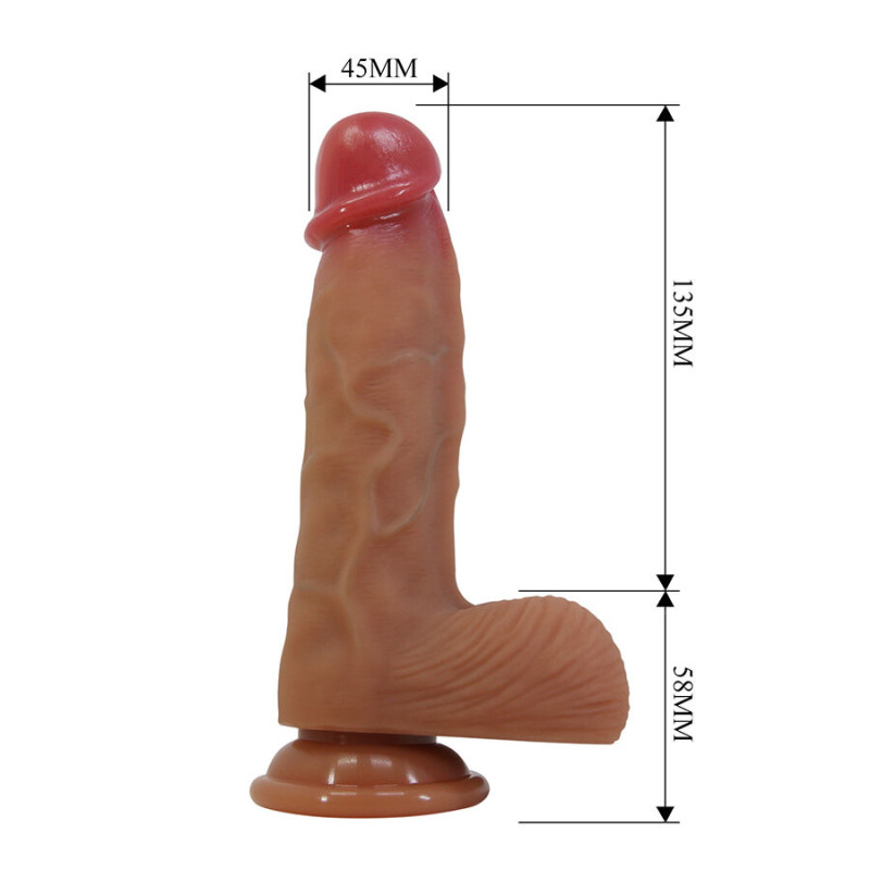 PRETTY LOVE DUVALL DILDO REALISTICO CON VENTOSA 193 CM O 45 CM