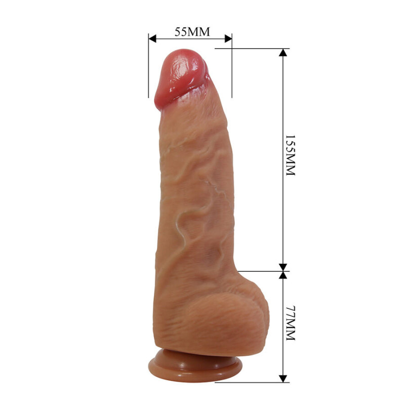 PRETTY LOVE NAJM DILDO REALISTICO CON VENTOSA 232 CM O 55 CM