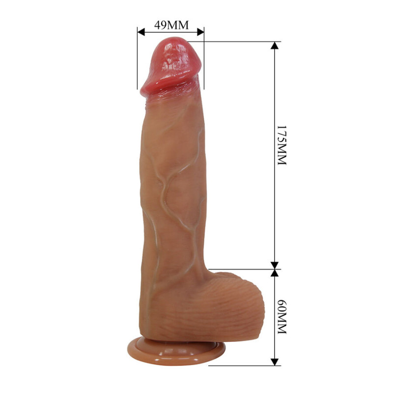 PRETTY LOVE ORTON DILDO REALISTICO CON VENTOSA 235 CM O 49 CM