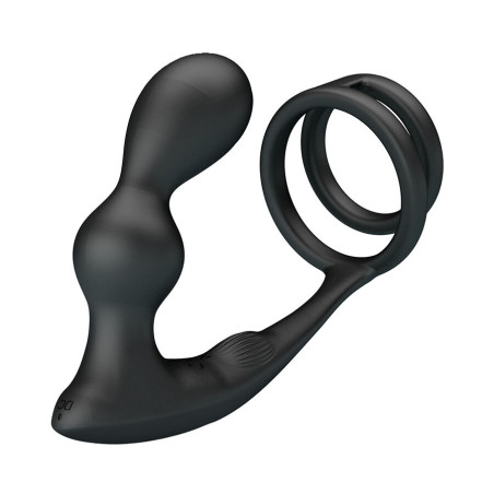MR PLAY ANILLO PARA PENE CON PLUG ANAL CON VIBRACION CONTROL REMOTO