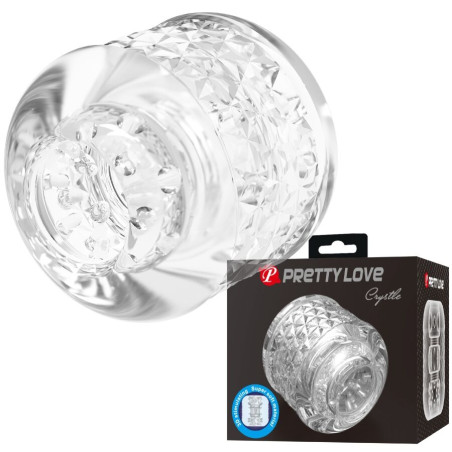 PRETTY LOVE CRYSTLE MASTURBADOR DOBLE ENTRADA