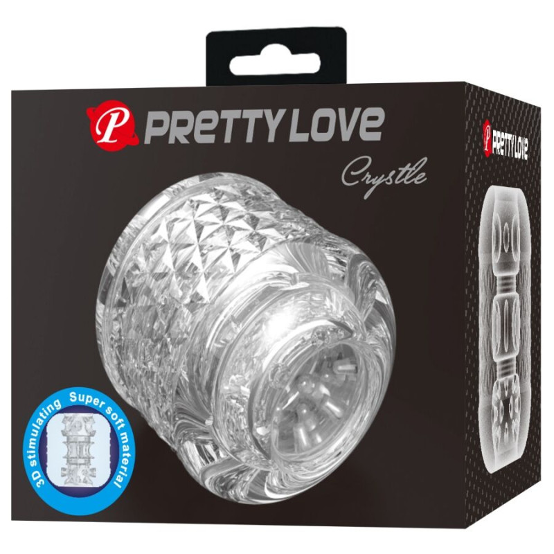 PRETTY LOVE CRYSTLE MASTURBADOR DOBLE ENTRADA