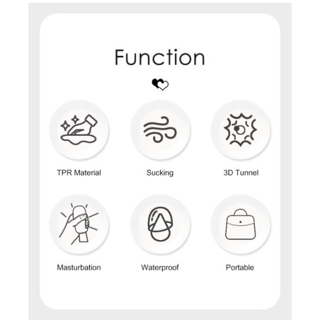 PRETTY LOVE COLE MASTURBADOR DOBLE ENTRADA