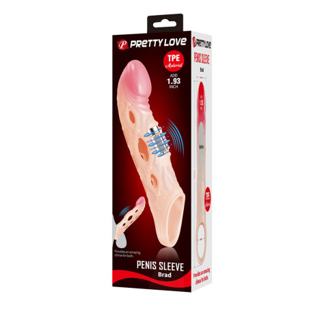 PRETTY LOVE BRAD FUNDA PARA PENE CON VIBRACION