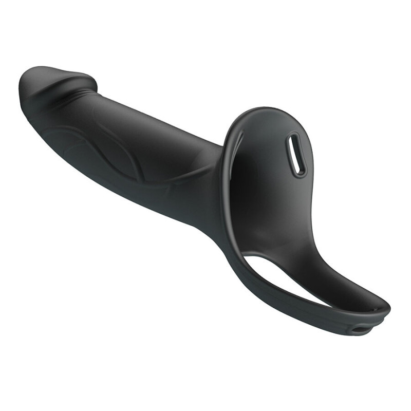 PRETTY LOVE LANDON STRAP ON CON VIBRACION NEGRO