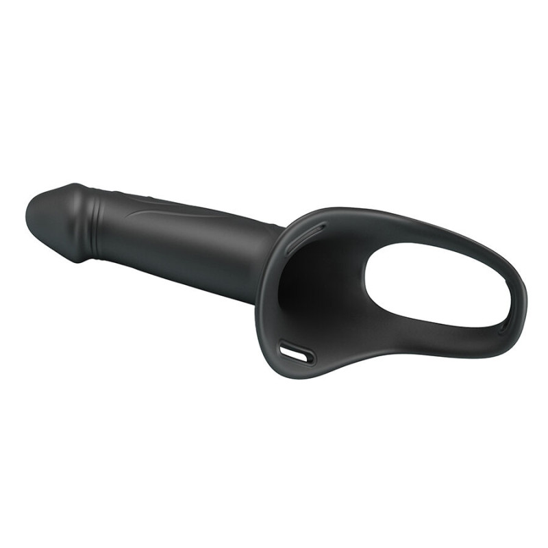 PRETTY LOVE LANDON STRAP ON CON VIBRACION NEGRO