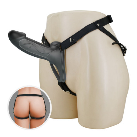 PRETTY LOVE LANDON STRAP ON CON VIBRACION NEGRO