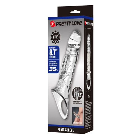 PRETTY LOVE FUNDA PARA PENE TRANSPARENTE