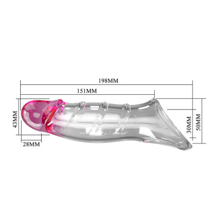 PRETTY LOVE DARNELL FUNDA PARA PENE EFECTO TRANSPARENTE