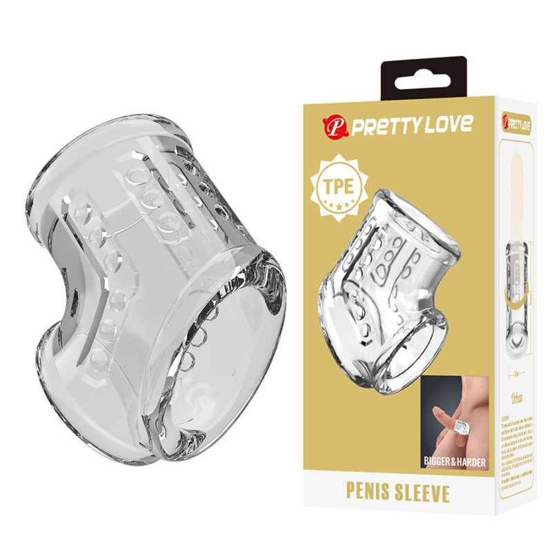 PRETTY LOVE FUNDA CORTA PARA PENE TRANSAPARENTE