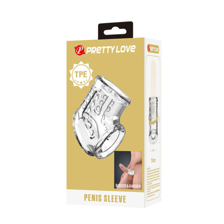 PRETTY LOVE FUNDA CORTA PARA PENE TRANSAPARENTE
