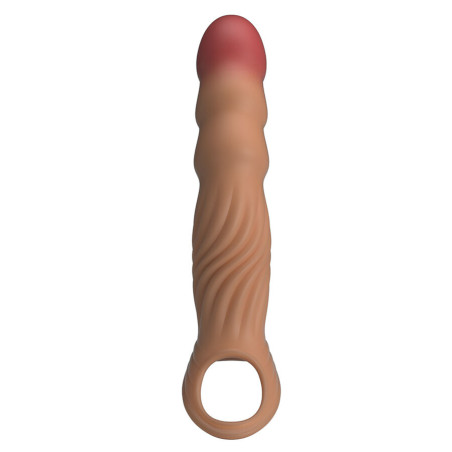 PRETTY LOVE FUNDA PARA PENE TEXTURIZADA CON VIBRACION Y CONTROL REMOTO